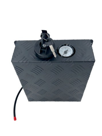 5L Black Checker Plate Tank Cover - GEN4