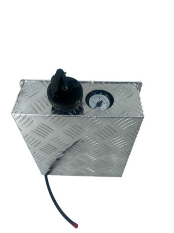 5L Silver Checker Plate Tank Cover - GEN4