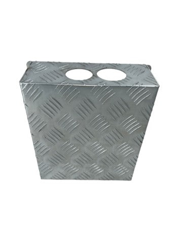 Silver Checker Plate Tank Cover - GEN4