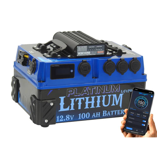 100Ah Lithium LiFePO4 Redarc DC-DC Battery Pack With Bluetooth