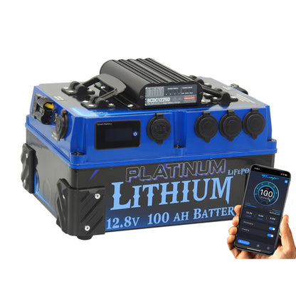 100Ah Lithium LiFePO4 Redarc DC-DC Battery Pack With Bluetooth