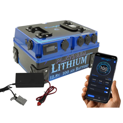 100Ah Lithium LiFePO4 Portable Battery Pack With Bluetooth