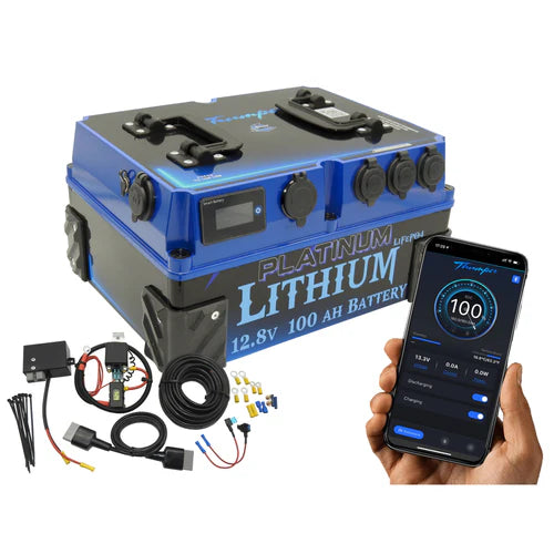 100Ah Lithium LiFePO4 Portable Battery Pack With Bluetooth