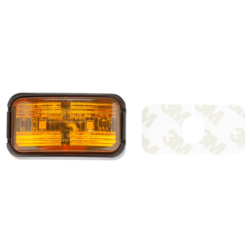 10-30V BR7A Amber Clearance Lamp | Rectangle LED Marker