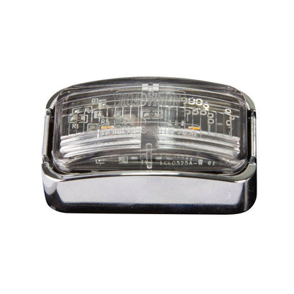 10-30V BR7W White Chrome Clearance Lamp | Rectangle LED Marker
