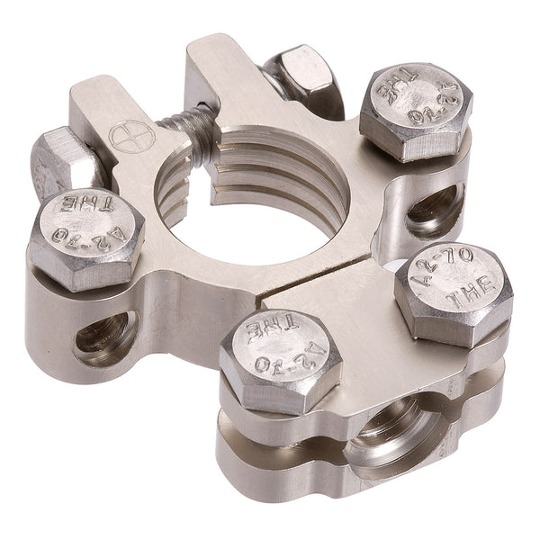 SATIN FORGED BRASS DUAL AUX SADDLE TERMINAL