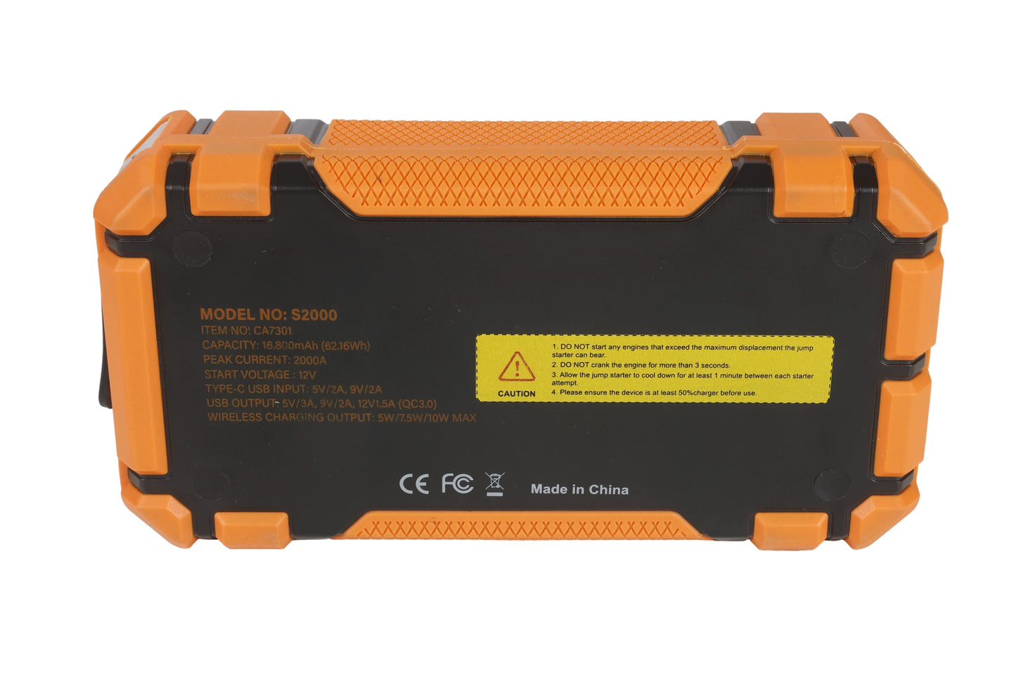 JUMPSTARTER S2000A 17KMAH H/D CASE 500L TORCH