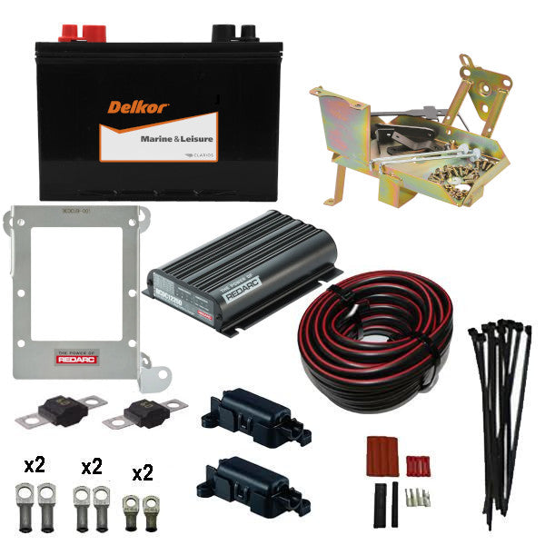 LANDCRUISER 200 4.5L V8 TURBO DIESEL (2009-AUG 2016) REDARC UNDER BONNET DUAL BATTERY PACKAGE