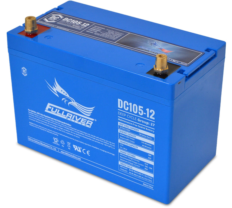 12V 105Ah Deep Cycle AGM Battery (DC105-12)