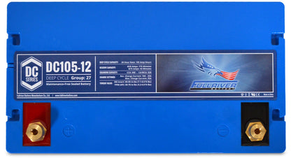 Fullriver 12V 105Ah Deep Cycle AGM Battery (DC105-12)