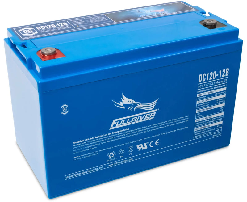 12V 120Ah Deep Cycle AGM Battery (DC120-12B)