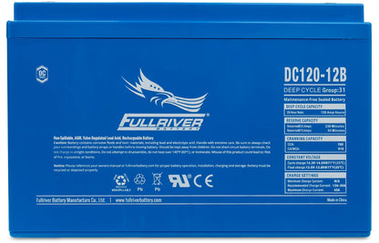 FULLRIVER DC120-12B 12V 120Ah Deep Cycle AGM Battery