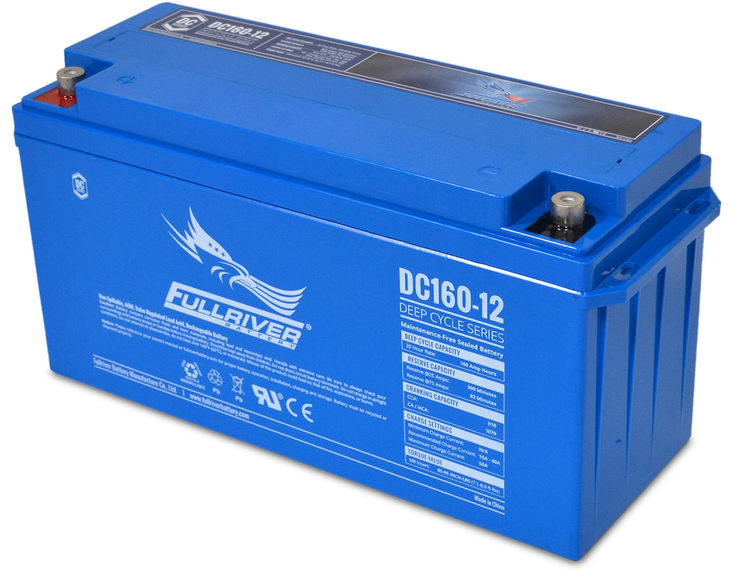 Fullriver 12V 160Ah Deep Cycle AGM Battery (DC160-12)