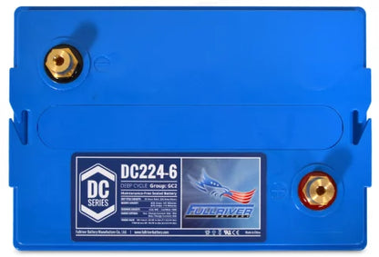 FULLRIVER DC224-6 6V 224AH Deep Cycle AGM Battery