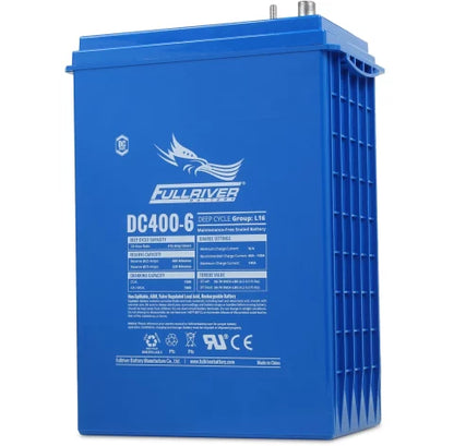 Fullriver 6V 400Ah Deep Cycle AGM Battery (DC400-6)