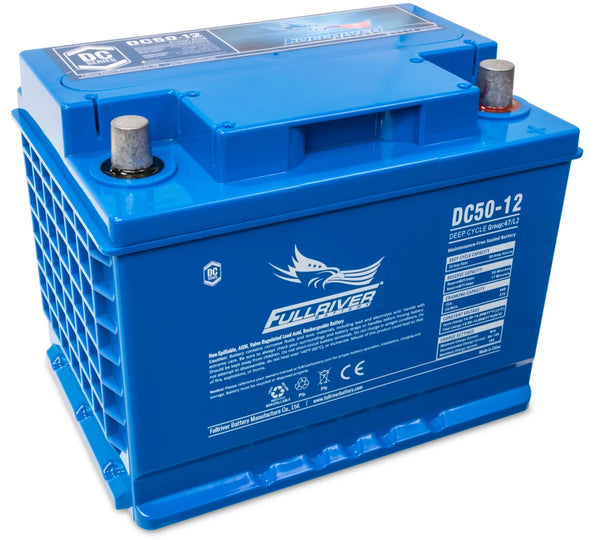FULLRIVER DC50-12 12V 50AH Deep Cycle AGM Battery