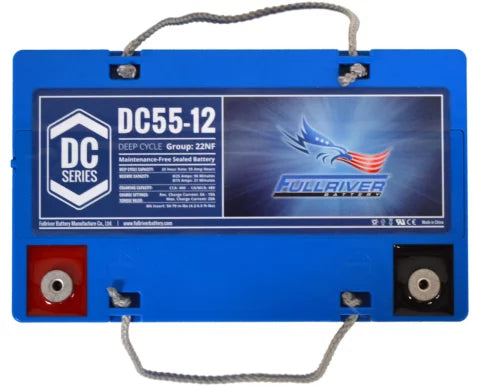 FULLRIVER DC55-12 12V 55AH Deep Cycle AGM Battery