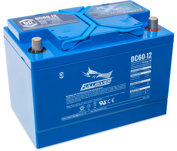 FULLRIVER DC60-12 12V 60AH Deep Cycle AGM Battery