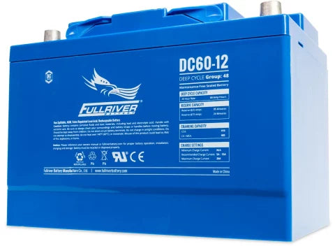 FULLRIVER DC60-12 12V 60AH Deep Cycle AGM Battery