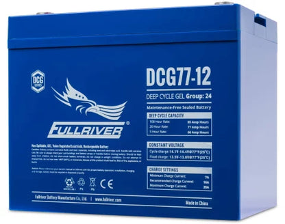 Fullriver 12V 77Ah Deep Cycle GEL Battery (DCG77-12)