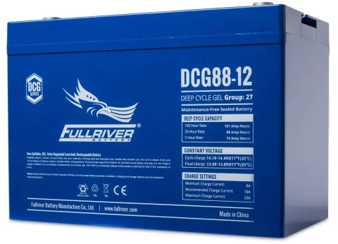 Fullriver 12V 88Ah Deep Cycle GEL Battery (DCG88-12)