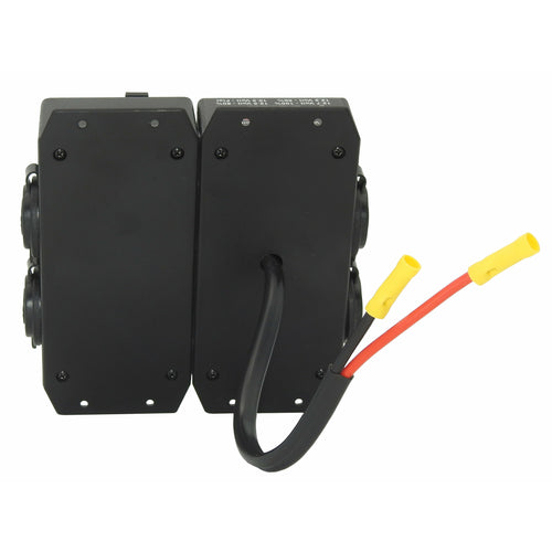 12V/24V DOUBLE CONTROL BOX - 2X CIGARETTE 2X ENGEL 1X DUAL USB 2X ANDERSON