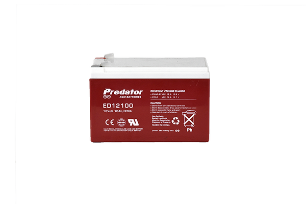 PREDATOR 12V 10AH DEEP CYCLE AGM BATTERY