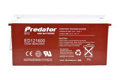 12V 160AH Deep Cycle AGM Battery (ED121600)