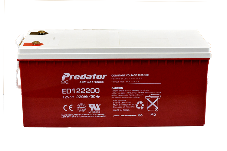 12V 220AH Deep Cycle AGM Battery (ED122200)