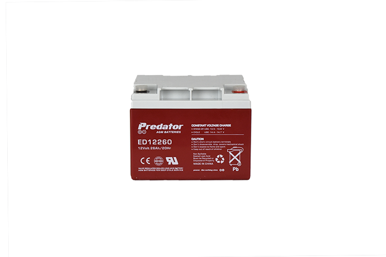 PREDATOR 12V 26AH DEEP CYCLE AGM BATTERY