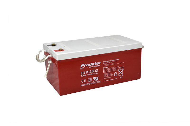 12V 260AH Deep Cycle AGM Battery (ED122600)