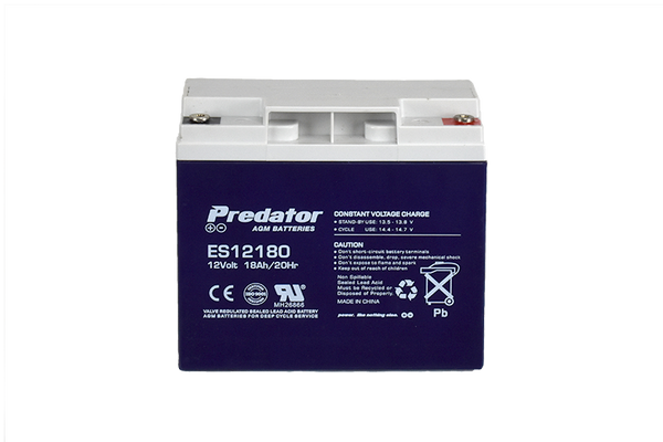 PREDATOR 12V 18AH MULTI-PURPOSE AGM BATTERY