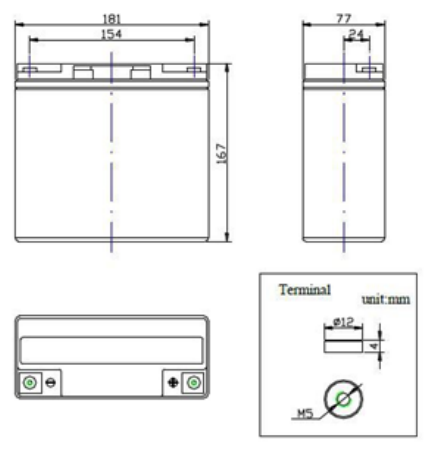12V 18AH Multi-Purpose AGM Battery (ES12180)