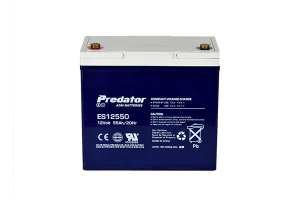 PREDATOR 12V 55AH MULTI-PURPOSE AGM BATTERY