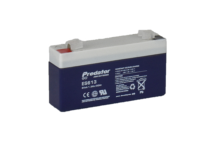 6V 1.3AH Multi Purpose AGM Battery (ES613)