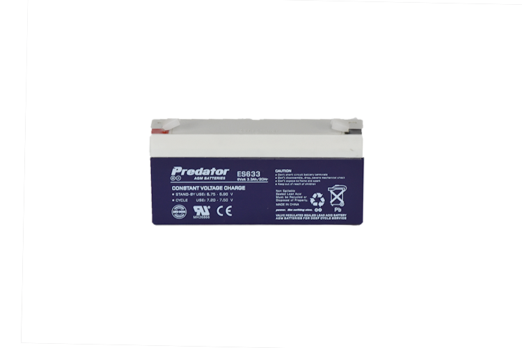 6V 3.3AH Multi Purpose AGM Battery (ES633)