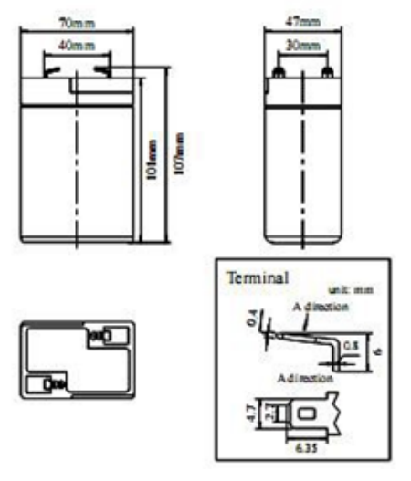 6V 5AH Multi Purpose AGM Battery (ES650A)