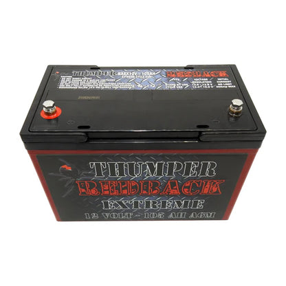 THUMPER REDBACK EXTREME 105AH AGM BATTERY
