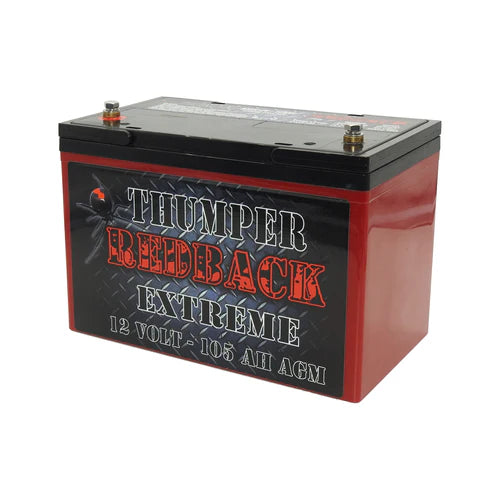 THUMPER REDBACK EXTREME 105AH AGM BATTERY