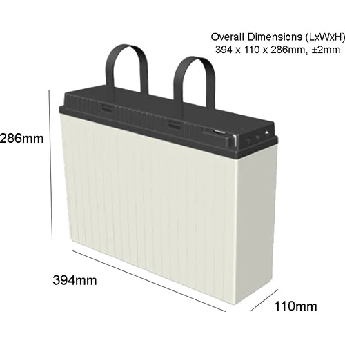 PREDATOR 12V 100AH SLIM DEEP CYCLE GEL BATTERY