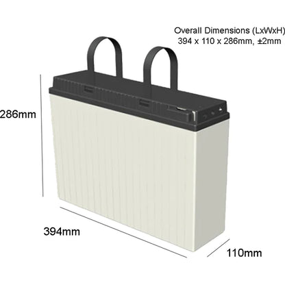 PREDATOR 12V 100AH SLIM DEEP CYCLE GEL BATTERY