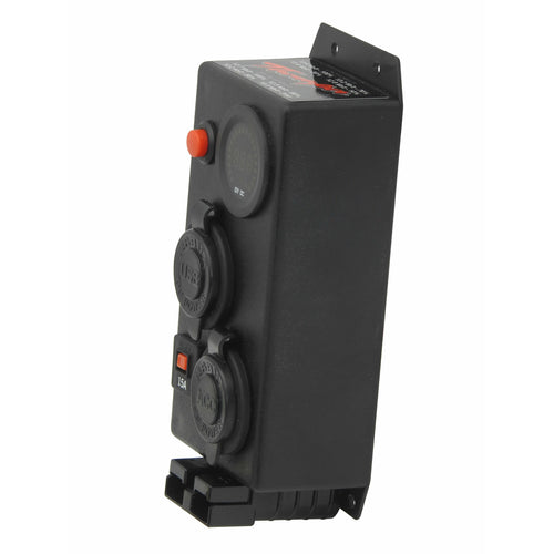 12V/24V Volt Control Box - 1x Accessory 1x Dual USB 1x 50A Anderson