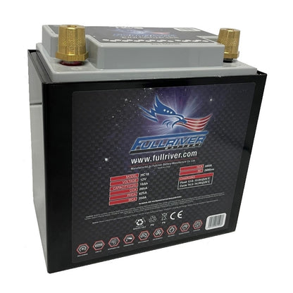 Fullriver 12V 18Ah 265CCA High Crank AGM Battery (HC18)