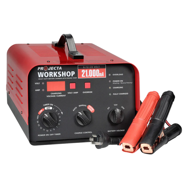 Projecta 6V/12V/24V 21A Workshop Battery Charger
