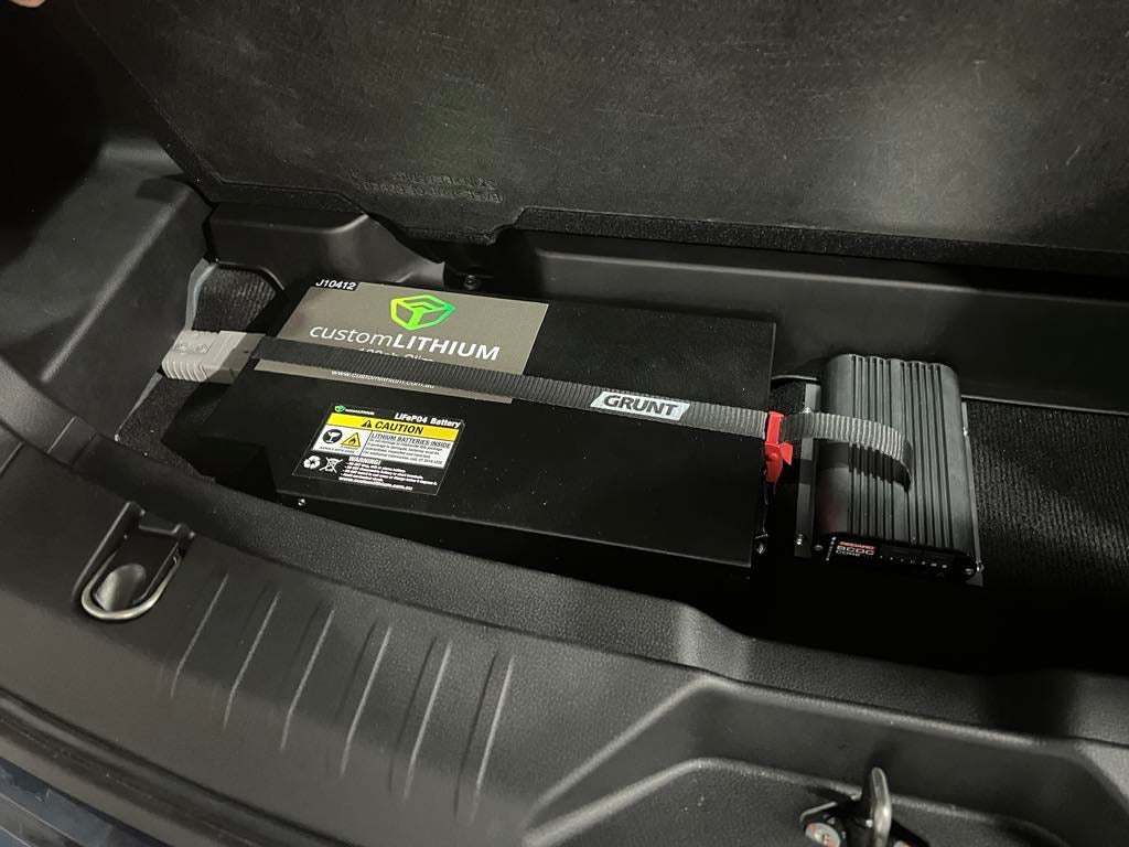 ISUZU MU-X UNDER FLOOR DUAL BATTERY COMPLETE PACKAGE
