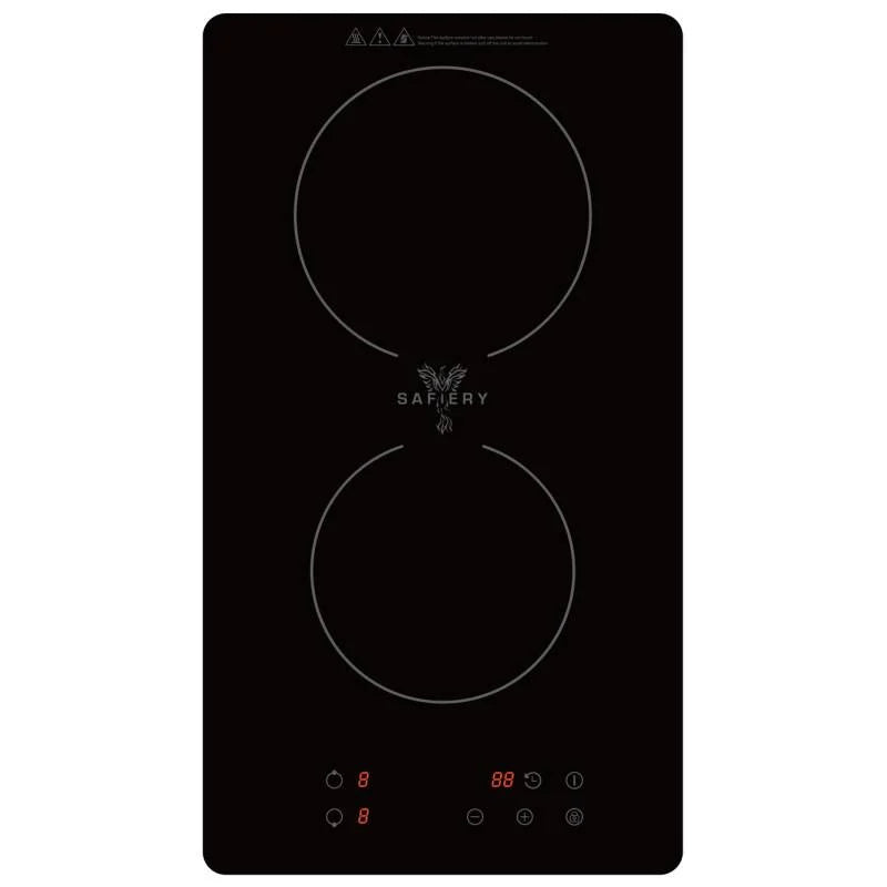 INDUCTION DUAL HOB BUILT-IN SMOOTH POWER NO PULSING (2000W INVERTER)
