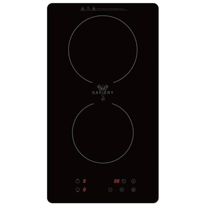 INDUCTION DUAL HOB BUILT-IN SMOOTH POWER NO PULSING (2000W INVERTER)