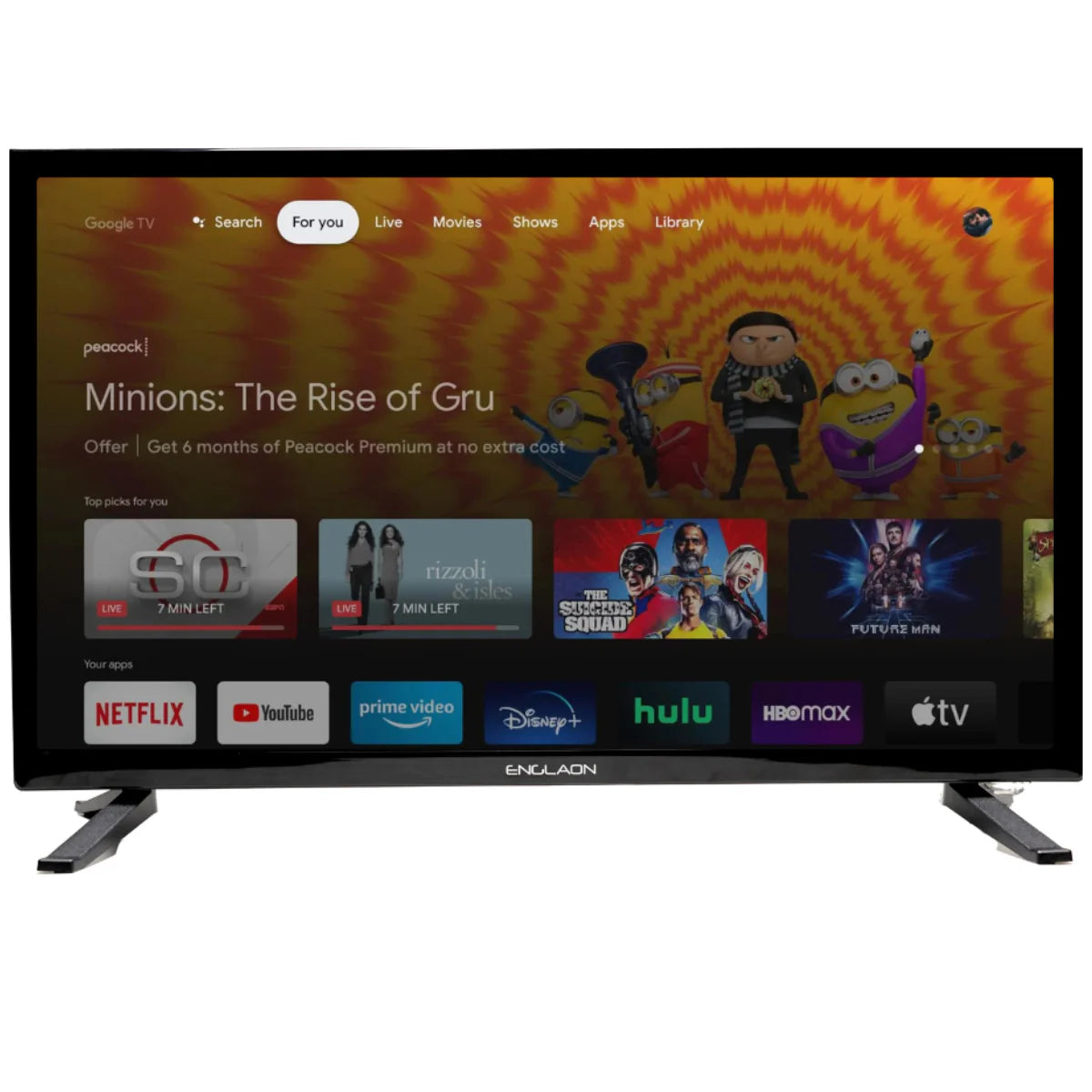 27’’ Full HD 12V Smart TV With Chromecast, Bluetooth & Google TV