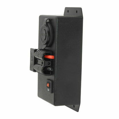 12V/24V LHM CONTROL BOX - 2X MERIT 1X DUAL USB 1X 50A ANDERSON