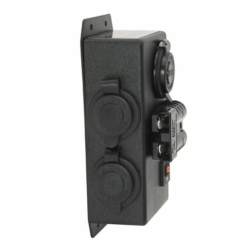 12V/24V LHM CONTROL BOX - 1X ENGEL 2X MERIT 1X DUAL USB 1X 50A ANDERSON